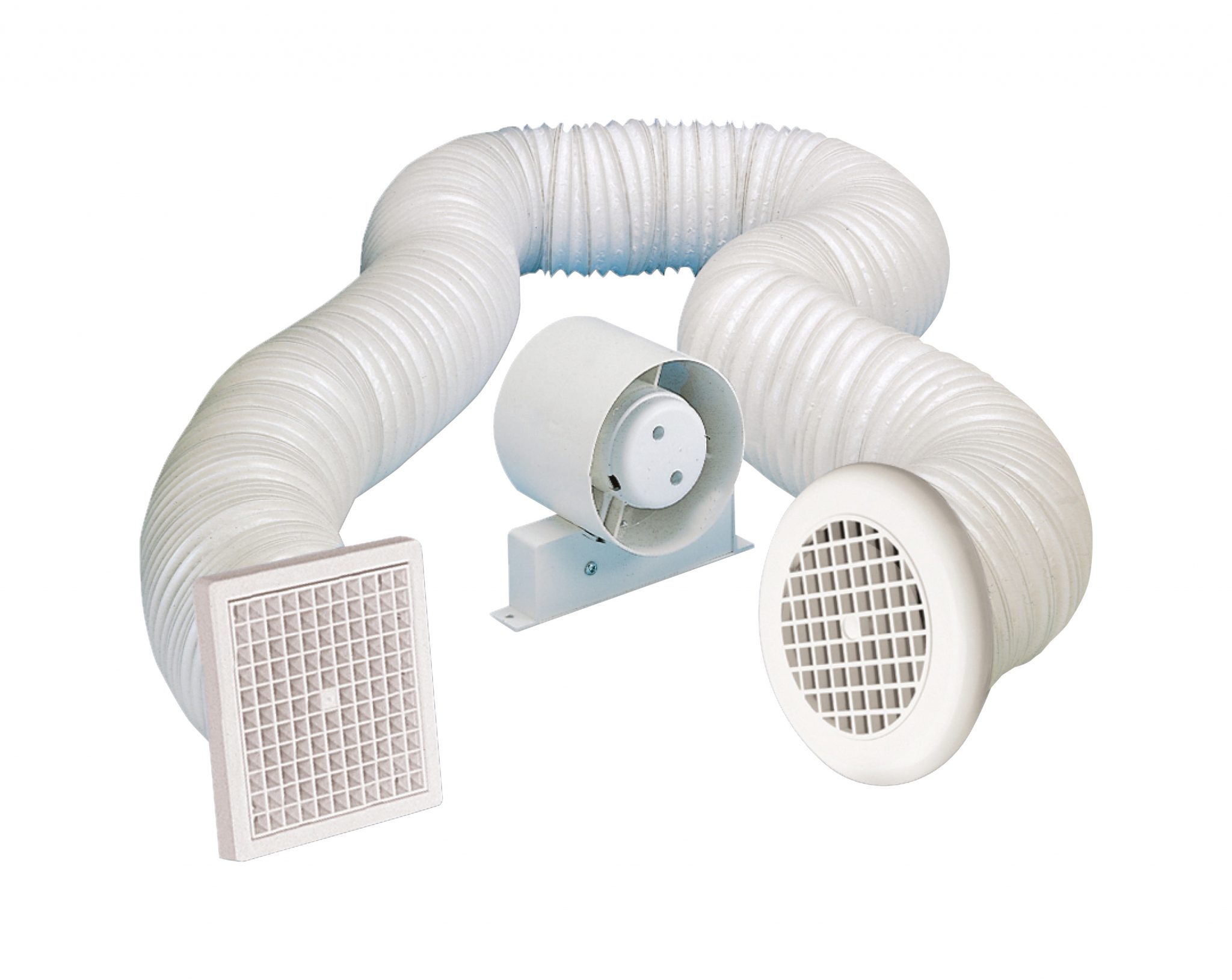 434446A 100mm 4" Shower Fan Kit with Timer Airvent